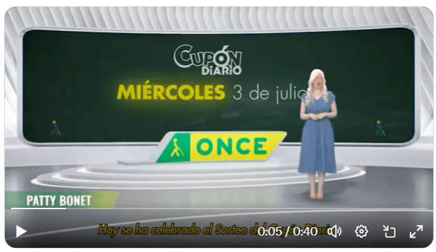 Ir a TVE. Emisión del sorteo del cupón de la ONCE por el 60 aniversario de Plena inclusión