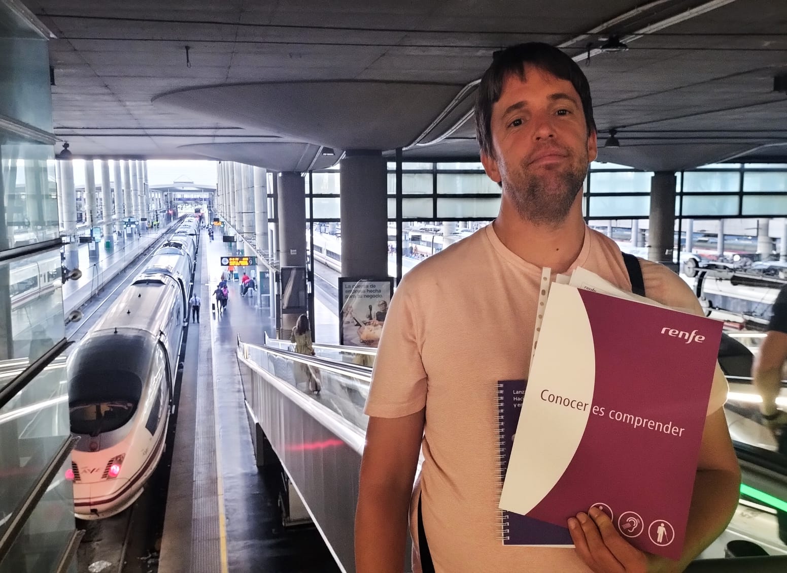 Ir a Renfe y Plena inclusión trabajan para facilitar la accesibilidad cognitiva en los viajes en tren