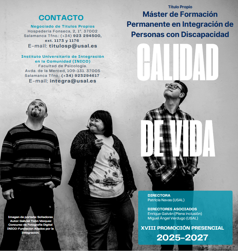 Ir a Ofrecemos 15 becas para el Máster universitario Plena inclusión-INICO