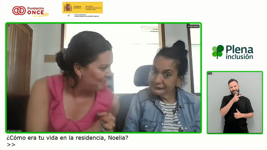 Ir a Las personas con discapacidad y sus familias toman la palabra en el cierre del ciclo sobre cuidados en la comunidad