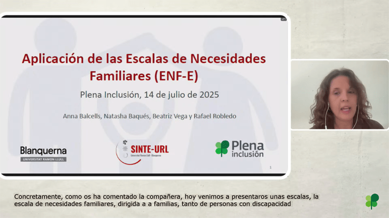 Ir a Plena inclusión presenta nuevas escalas para evaluar las necesidades de las familias