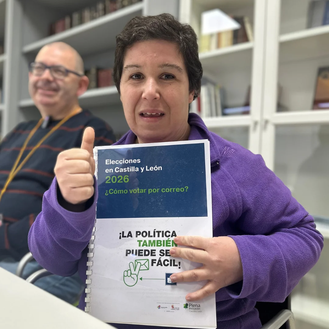 Ir a El Foro de Personas con Discapacidad Intelectual de Plena inclusión CyL reclama un voto accesible para el 15-M