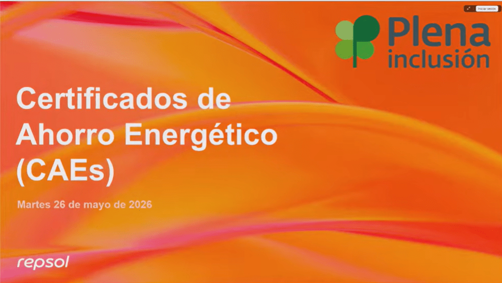 Ir a Plena inclusión y Repsol presentan los Certificados de Ahorro Energético