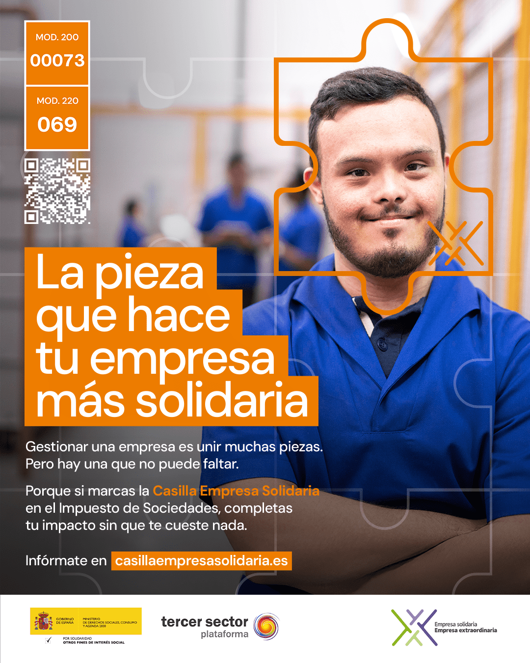 Ir a Plena inclusión España anima a las empresas a marcar la Casilla Empresa Solidaria en el Impuesto de Sociedades