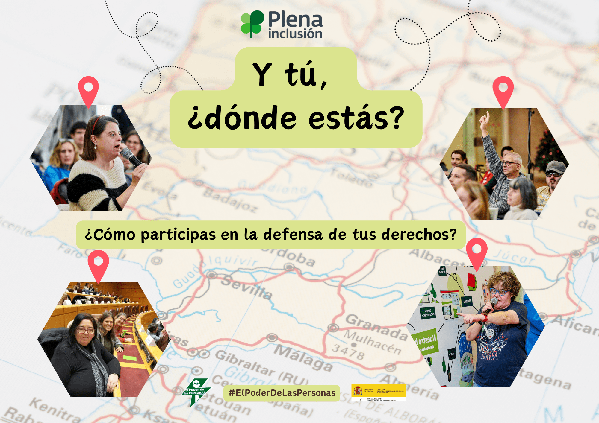 Ir a Plena inclusión lanza la campaña «¿Y tú dónde estás?» para animar a más personas con discapacidad intelectual y del desarrollo a participar y decidir