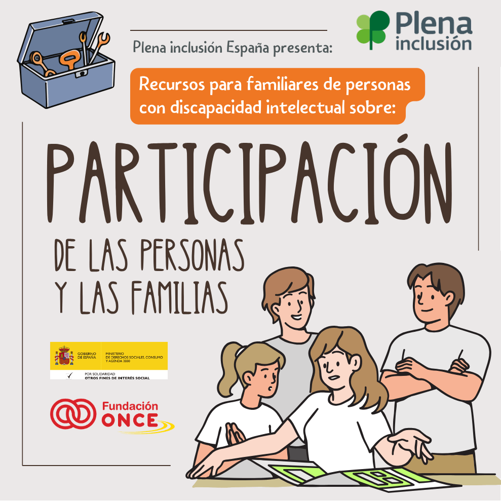 Ir a En una nueva infografía, te proponemos recursos sobre participación para familiares y personas con discapacidad intelectual y del desarrollo