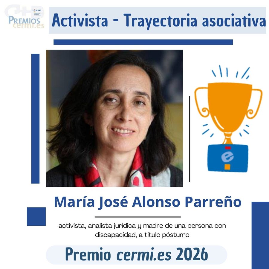 Ir a Los libros de texto en lectura fácil de Plena Inclusión Madrid y Grupo Anaya, y Mª José Alonso Parreño, entre los galardonados con los Premios CERMI 2026